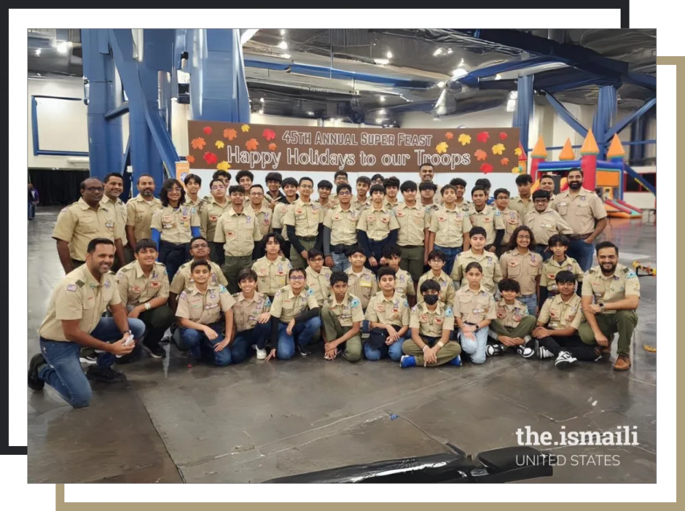 Troop 797 scouts and leaders